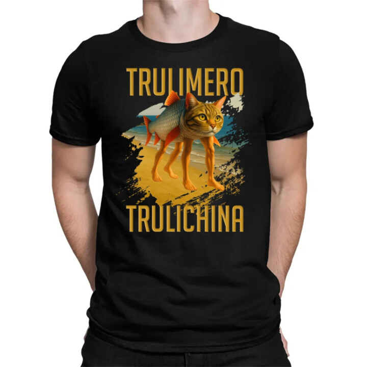 Trulimero trulichina - Italian brainrot - pánske tričko s potlačou
