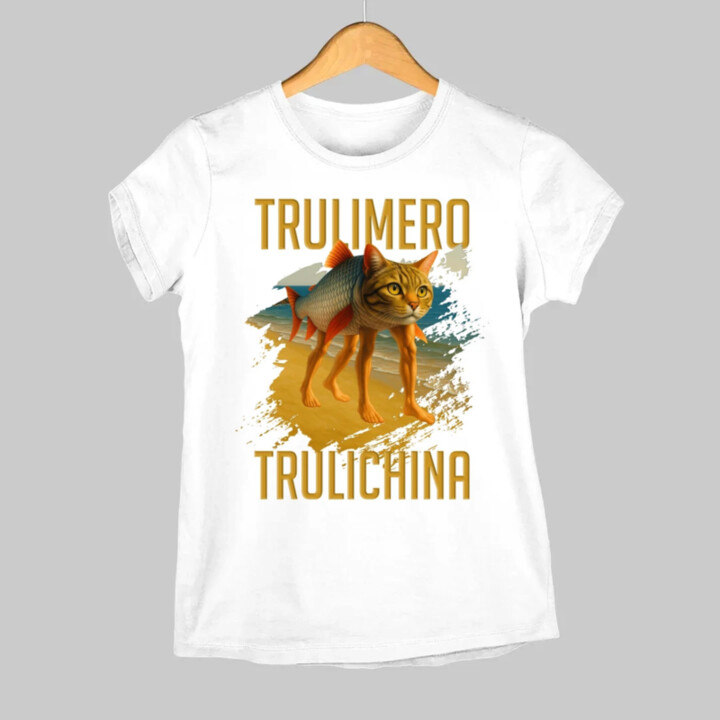 Trulimero trulichina - Italian brainrot - dámske tričko s potlačou