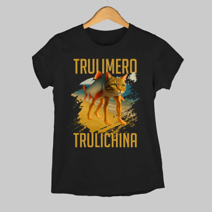 Trulimero trulichina - Italian brainrot - dámske tričko s potlačou