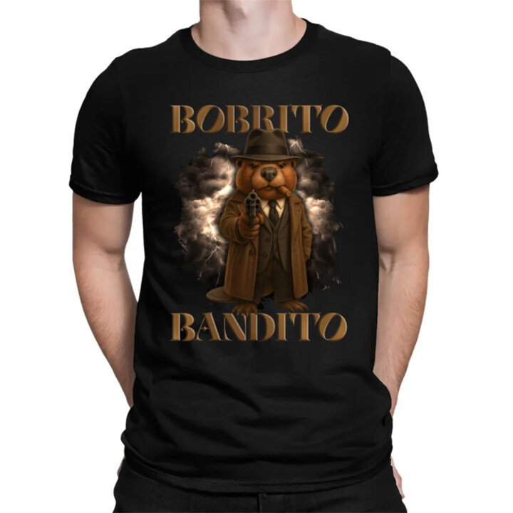 Bobrito Bandito V2 - Italian Brainrot - pánske tričko s potlačou