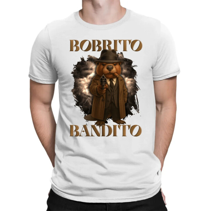 Bobrito Bandito V2 - Italian Brainrot - pánske tričko s potlačou