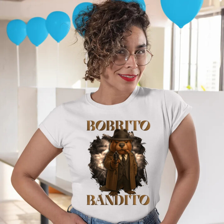 Bobrito Bandito V2 - Italian Brainrot - dámske tričko s potlačou