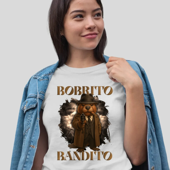 Bobrito Bandito V2 - Italian Brainrot - dámske tričko s potlačou