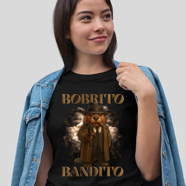 Bobrito Bandito V2 - Italian Brainrot - dámske tričko s potlačou