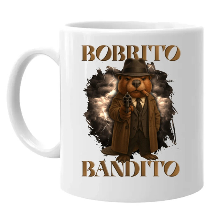 Bobrito Bandito V2 - Italian Brainrot - keramický hrnček s potlačou