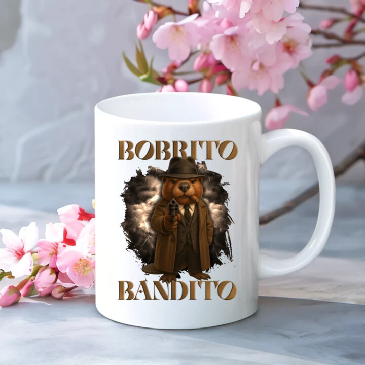 Bobrito Bandito V2 - Italian Brainrot - keramický hrnček s potlačou