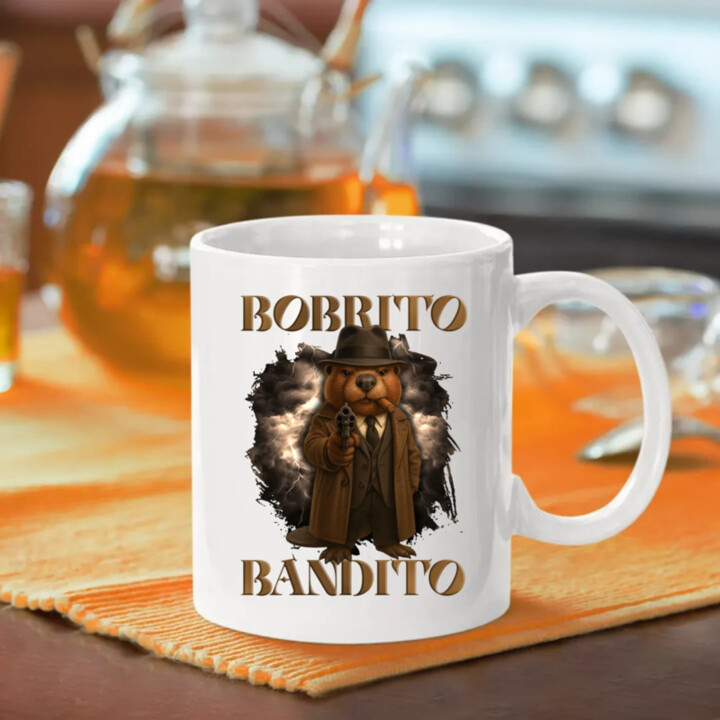 Bobrito Bandito V2 - Italian Brainrot - keramický hrnček s potlačou