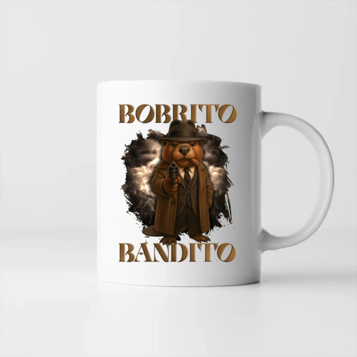 Bobrito Bandito V2 - Italian Brainrot - keramický hrnček s potlačou
