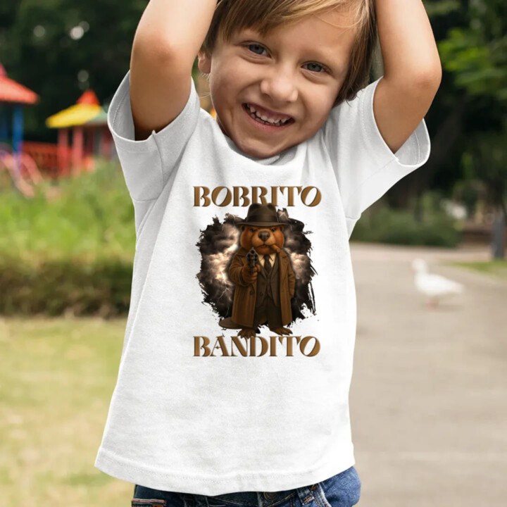 Bobrito Bandito V2 - Italian Brainrot - detské tričko s potlačou