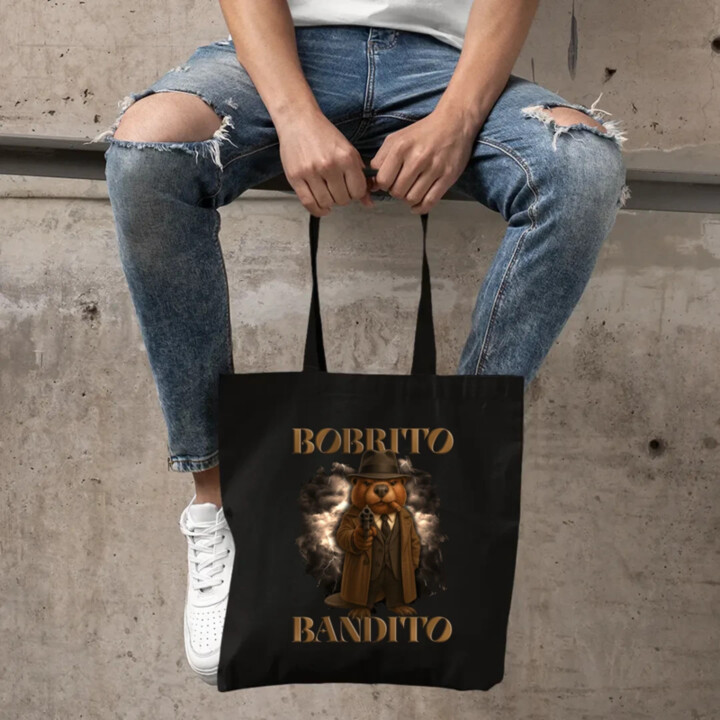 Bobrito Bandito V2 - Italian Brainrot - taška s potlačou