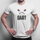 Born to play dart - Pánske tričko s potlačou