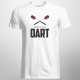 Born to play dart - Pánske tričko s potlačou