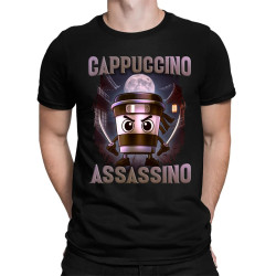 Cappuccino Assassino V2 - Italian Brainrot - pánske tričko s potlačou