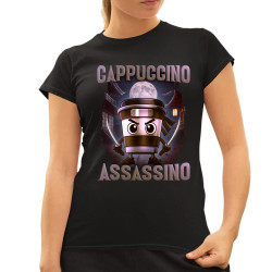 Cappuccino Assassino V2 - Italian Brainrot - dámske tričko s potlačou