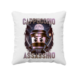 Cappuccino Assassino V2 - Italian Brainrot - vankúš s potlačou