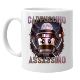 Cappuccino Assassino V2 - Italian Brainrot - keramický hrnček s potlačou