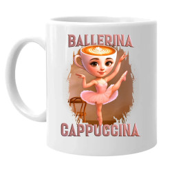 Ballerina Cappuccina V2 - Italian Brainrot - keramický hrnček s potlačou