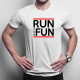 Run For Fun - Pánske tričko s potlačou