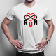 Run Infinity - Pánske  tričko s potlačou