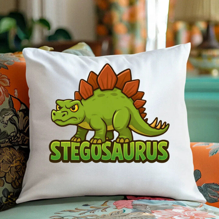 Stegosaurus - dinosaurov - vankúš s potlačou