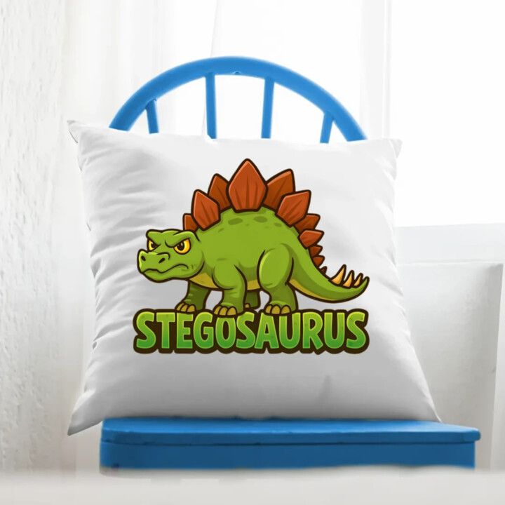 Stegosaurus - dinosaurov - vankúš s potlačou
