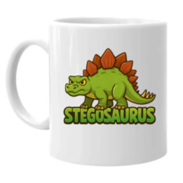 Stegosaurus - dinosaurov - keramický hrnček s potlačou