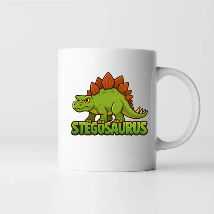 Stegosaurus - dinosaurov - keramický hrnček s potlačou