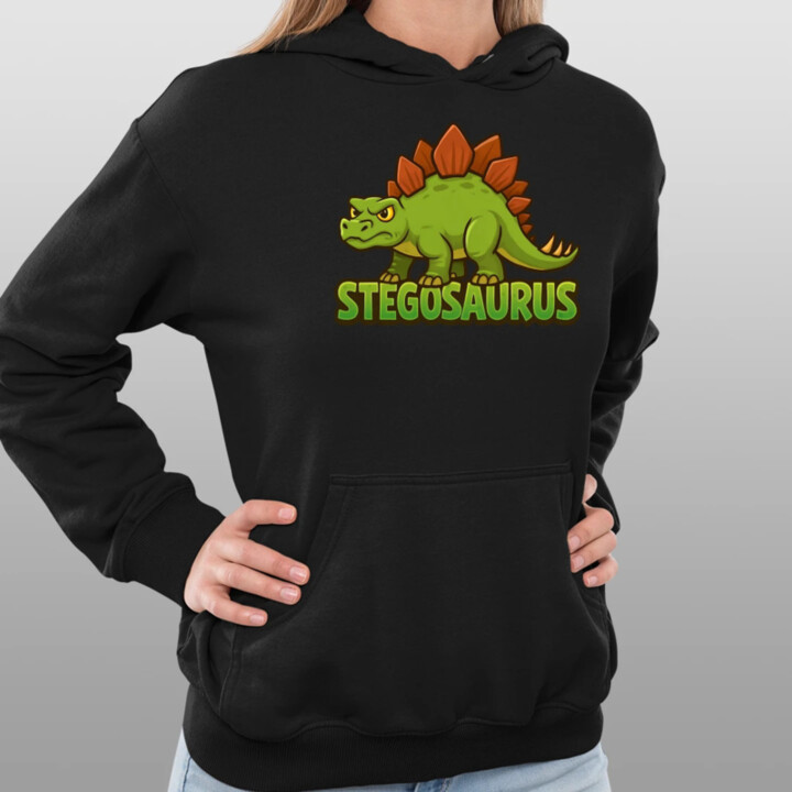 Stegosaurus - dinosaurov  - dámska mikina s potlačou