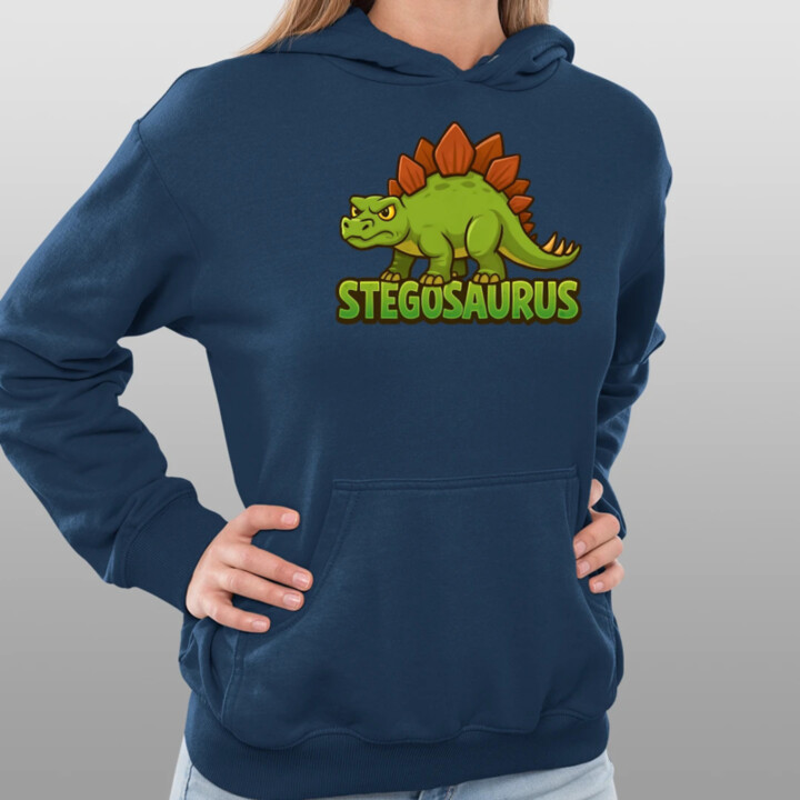Stegosaurus - dinosaurov  - dámska mikina s potlačou