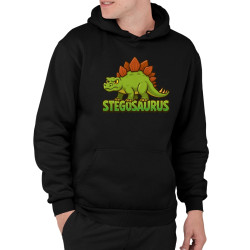 Stegosaurus - dinosaurov  - pánska mikina s potlačou