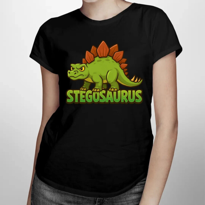 Stegosaurus - dinosaurov - dámske tričko s potlačou