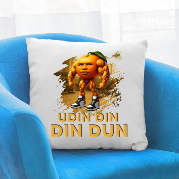 Udin din din dun - Italian brainrot - vankúš s potlačou