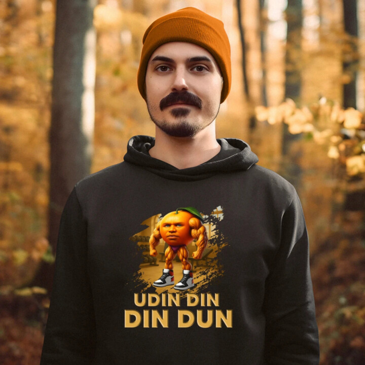 Udin din din dun - Italian brainrot  - pánska mikina s potlačou