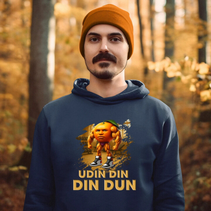 Udin din din dun - Italian brainrot  - pánska mikina s potlačou