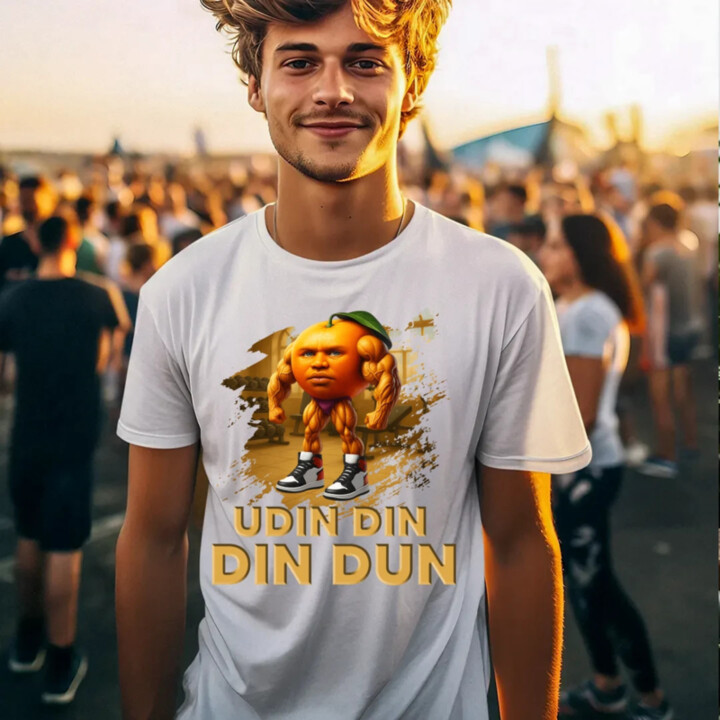 Udin din din dun - Italian brainrot - pánske tričko s potlačou