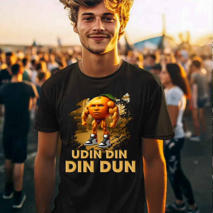 Udin din din dun - Italian brainrot - pánske tričko s potlačou