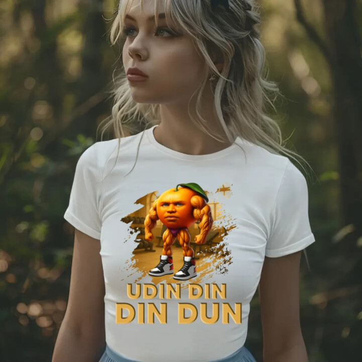 Udin din din dun - Italian brainrot - dámske tričko s potlačou