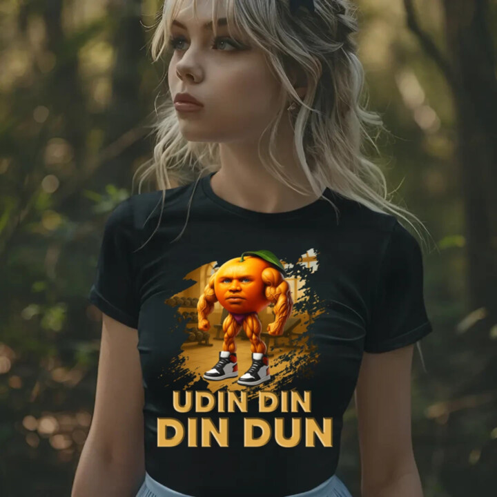 Udin din din dun - Italian brainrot - dámske tričko s potlačou
