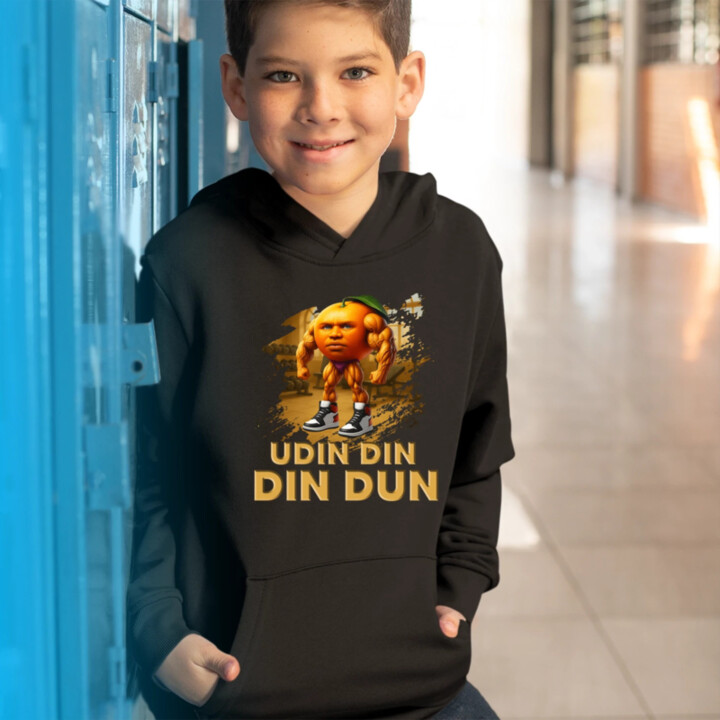 Udin din din dun - Italian brainrot - detská mikina s kapucňou