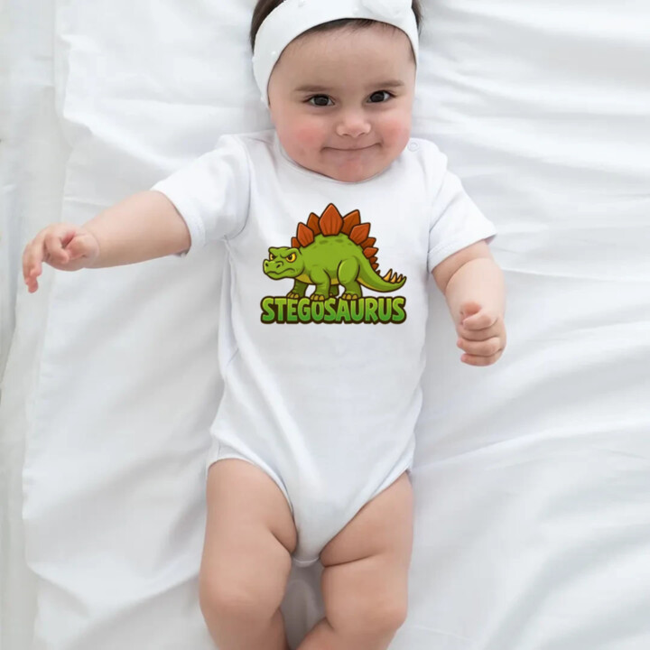 Stegosaurus - dinosaurov  - body s potlačou