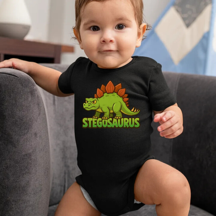 Stegosaurus - dinosaurov  - body s potlačou