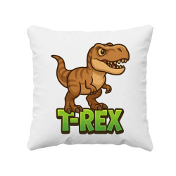 T-Rex Dinosaurov - vankúš s potlačou