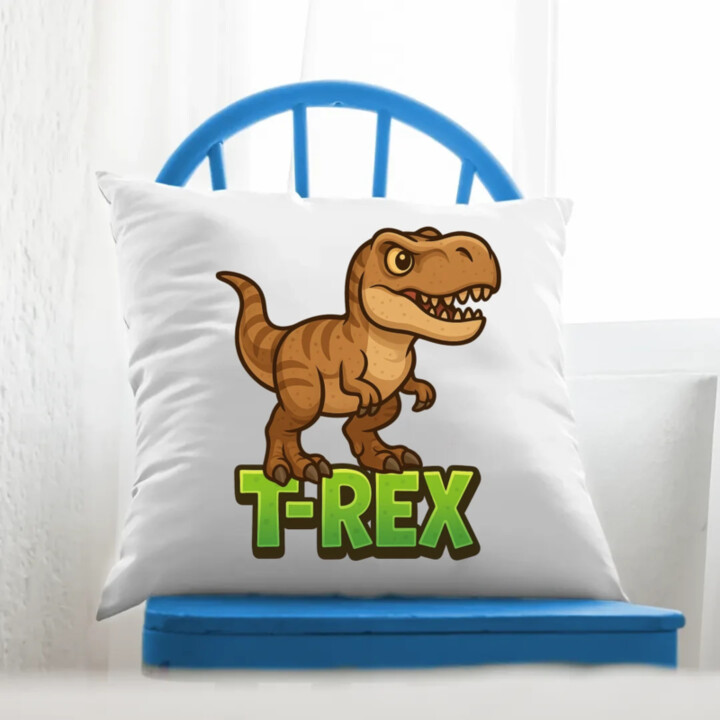 T-Rex Dinosaurov - vankúš s potlačou