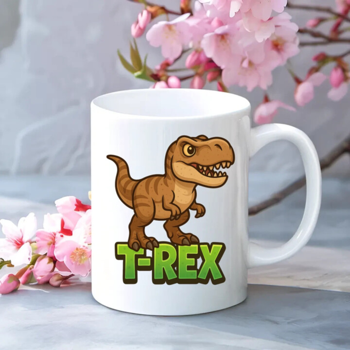 T-Rex Dinosaurov - keramický hrnček s potlačou