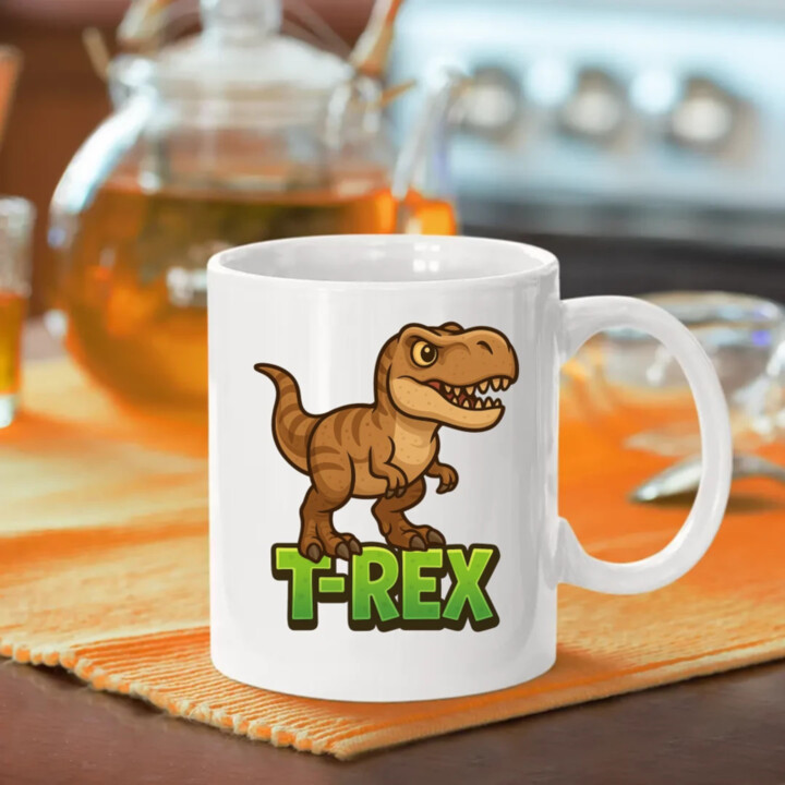 T-Rex Dinosaurov - keramický hrnček s potlačou