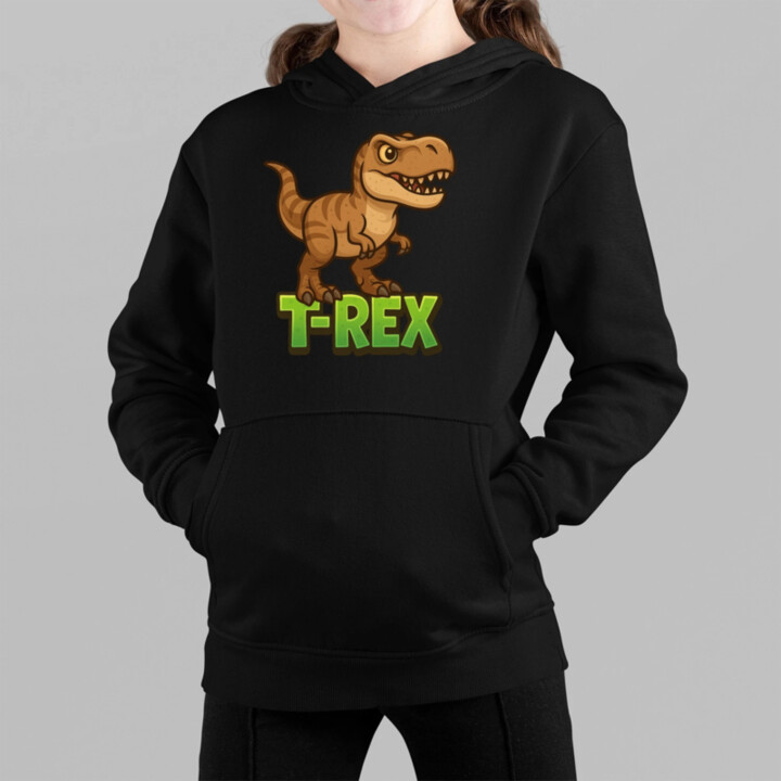 T-Rex Dinosaurov - detská mikina s kapucňou