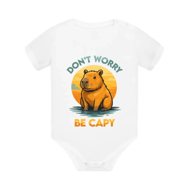 Don't worry, be capy  - body s potlačou