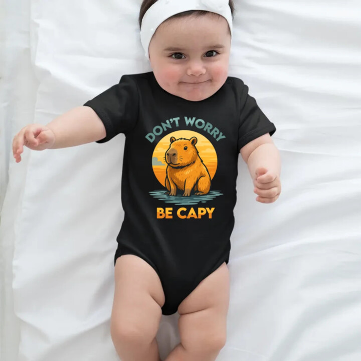Don't worry, be capy  - body s potlačou