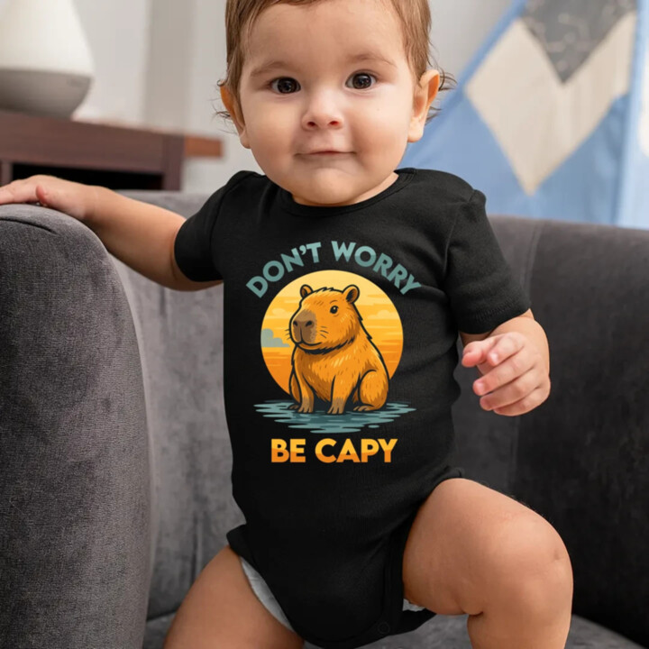 Don't worry, be capy  - body s potlačou