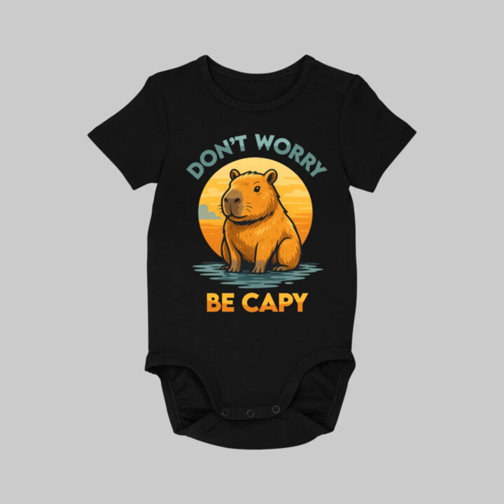 Don't worry, be capy  - body s potlačou